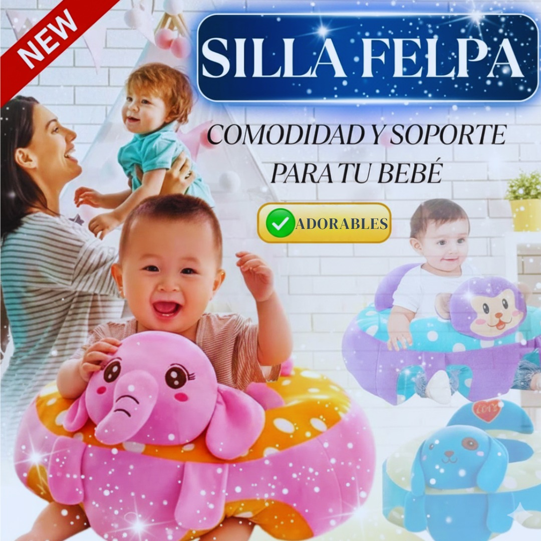 Silla Bebé de Felpa Ultra Suave COLOR Y DISEÑO